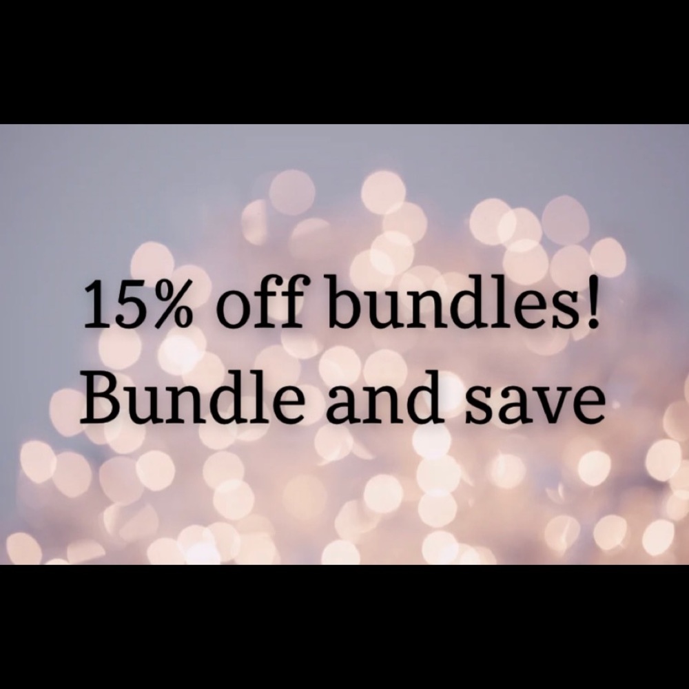 15% off 3 items!